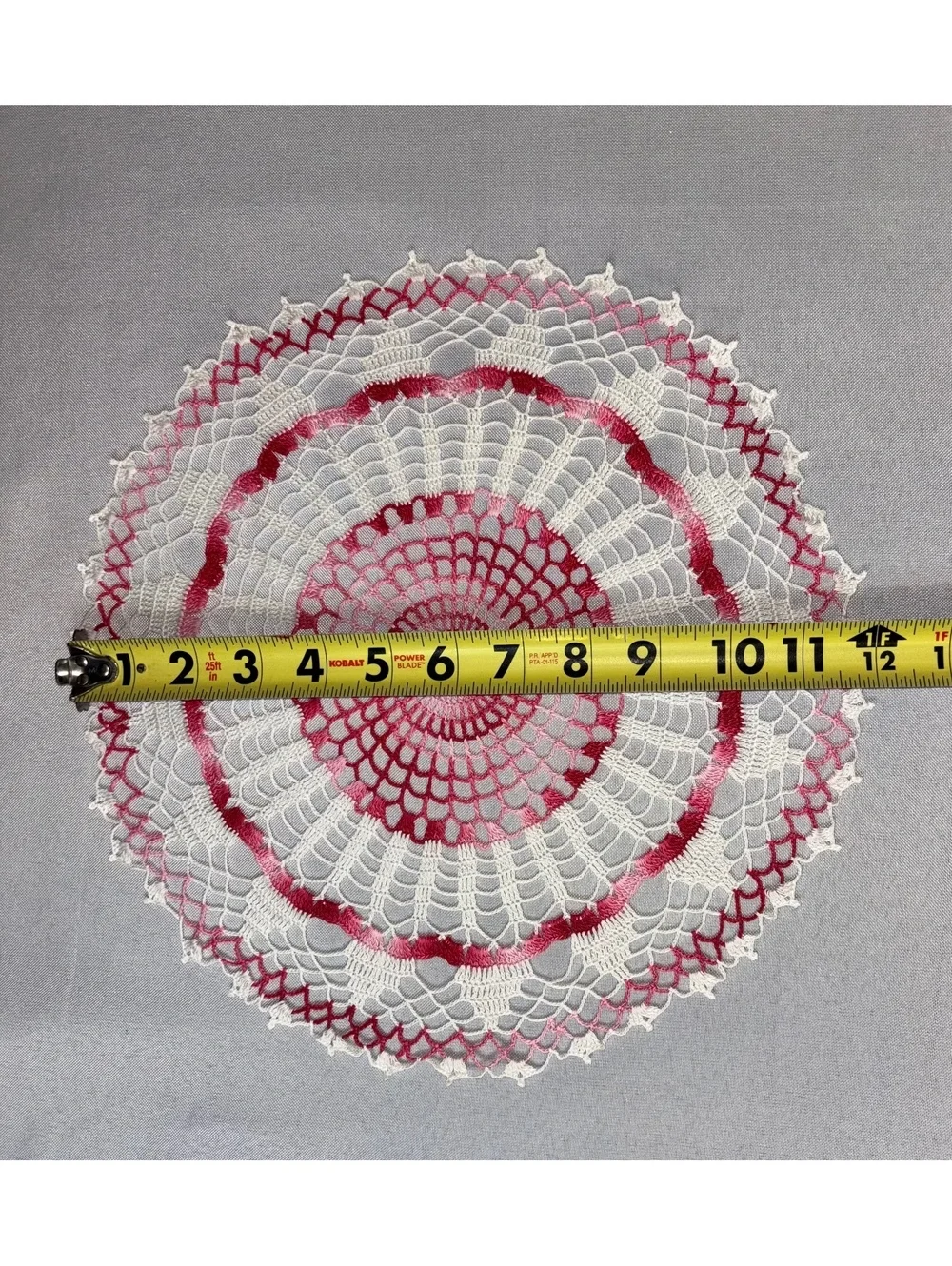 Set of 2 Vintage Crocheted Doilies, 12